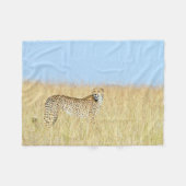 Cheetah Fleecedecke (Vorderseite (Horizontal))