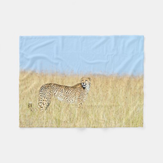 Cheetah Fleecedecke (Vorderseite (Horizontal))