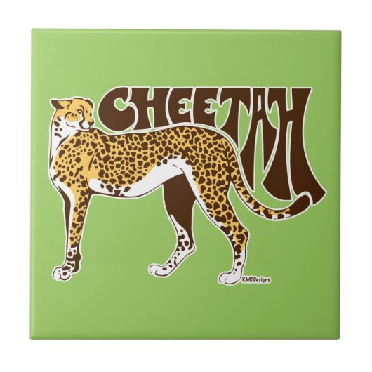Cheetah Fliese (Vorderseite)