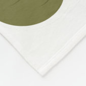 Cheetah Floral Blue Print Fleecedecke (Ecke)