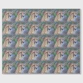 Cheetah-Foto Geschenkpapier (Flach)