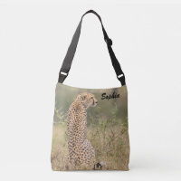 Cheetah Foto Natural Setting Personalisieren Name