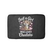 Cheetah Funny Quote Badematte (Vorderseite)
