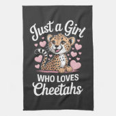 Cheetah Funny Quote  Geschirrtuch (Vertikal)