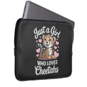 Cheetah Funny Quote Laptopschutzhülle (Vorne Rechts)