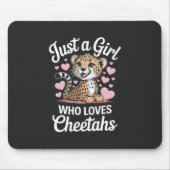 Cheetah Funny Quote  Mousepad (Vorne)