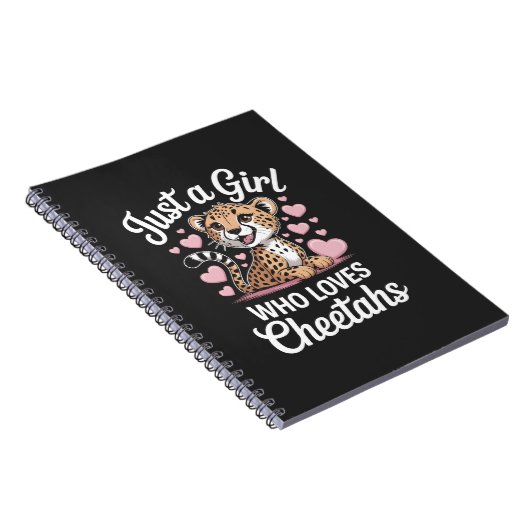 Cheetah Funny Quote  Notizblock (Rechte Seite)