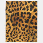 Cheetah Fur Muster Fleece Blanket (Vorderseite)
