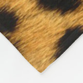 Cheetah Fur Muster Fleece Blanket (Ecke)