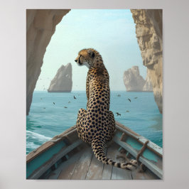 CHEETAH genießt das offene Meer 🌊 Poster