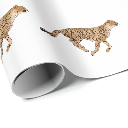 Cheetah Geschenkpapier (Rolleneckpunkt)