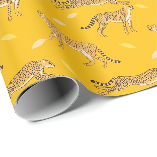 Cheetah Geschenkpapier (Rolleneckpunkt)