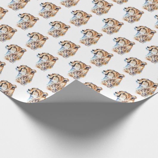 Cheetah Geschenkpapier (Ecke)