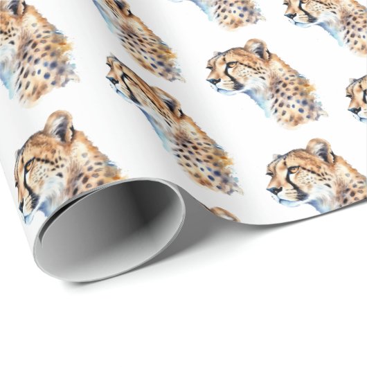 Cheetah Geschenkpapier (Rolleneckpunkt)