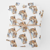 Cheetah Geschenkpapier Set (Beispiel)
