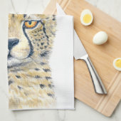 Cheetah Geschirrtuch (Viertel Falte)
