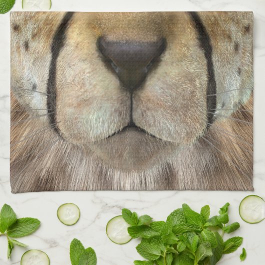 Cheetah Geschirrtuch (Gefaltet)