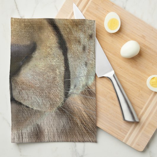 Cheetah Geschirrtuch (Viertel Falte)