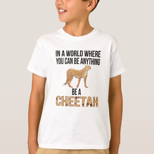 Cheetah Gift Cheetah Lover African Savanna Tier T-Shirt (Vorderseite)