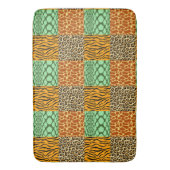 Cheetah, Giraffe, Tiger und Schlange Badematte (Vorderseite Vertikal)