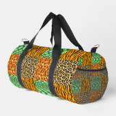 Cheetah, Giraffe, Tiger und Schlange Duffle Bag (Rechte Ecke)