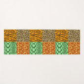 Cheetah, Giraffe, Tiger und Schlange Yogamatte (Vorderseite (Horizontal))