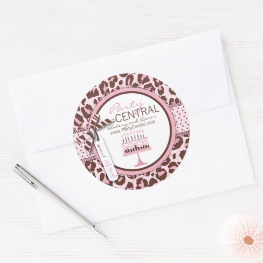 Cheetah Girl Business Sticker (Umschlag)