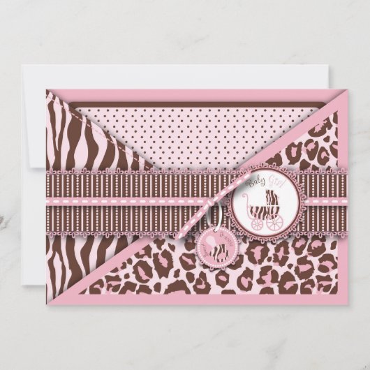 Cheetah Girl Card Rosa (Vorderseite)