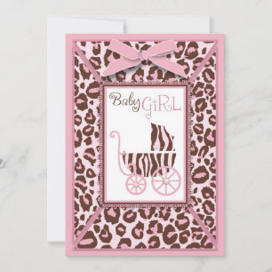 Cheetah Girl Card Rosa A2