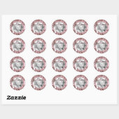 Cheetah Girl Foto Sticker (Blatt)