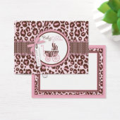 Cheetah Girl Geschenk Tag Pink D (Schreibtisch)