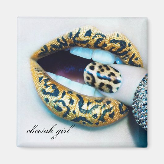 Cheetah Girl Magnet (Vorne)