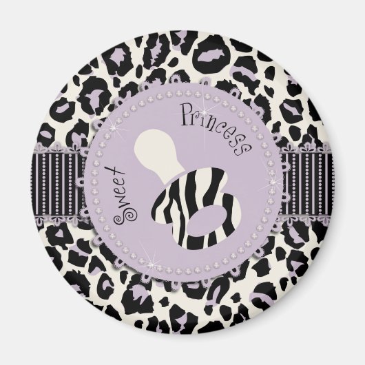 Cheetah Girl Magnet Lilac (Vorne)