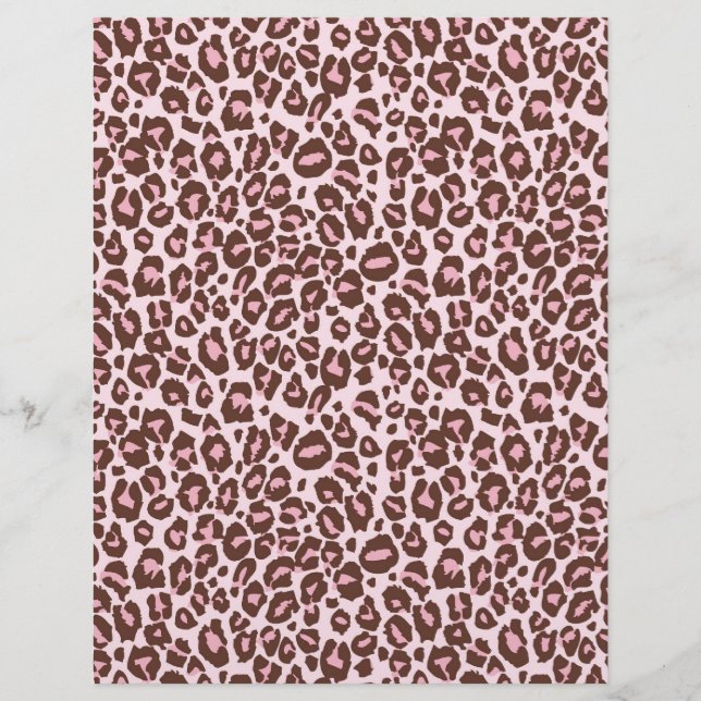 Cheetah Girl Scrapbook Paper Dual-Side CH (Vorderseite)