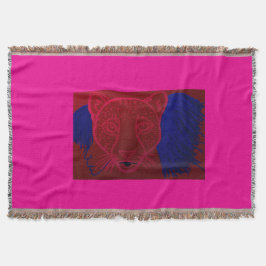 Cheetah Girl Spirit Wurfdecke Decke