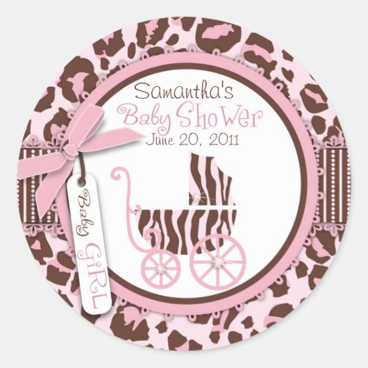 Cheetah Girl Sticker 2 (Vorderseite)