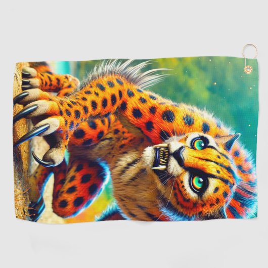 Cheetah Golfhandtuch (Horizontal)