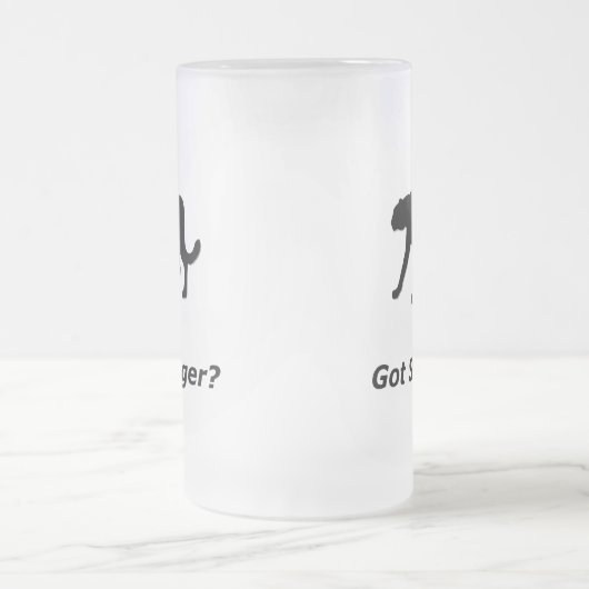 Cheetah Got Swagger Mattglas Bierglas (Mittel)