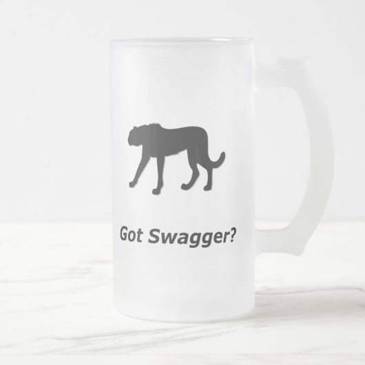 Cheetah Got Swagger Mattglas Bierglas (Rechts)