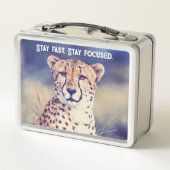Cheetah Grace Lunch Box - Custom Gift (Rückseite)