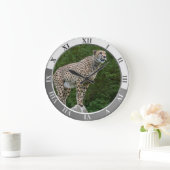 Cheetah Große Wanduhr (Zuhause)