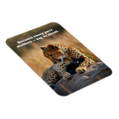 Cheetah Guardian, Kätzchen Herz Magnet (Rechte Seite)