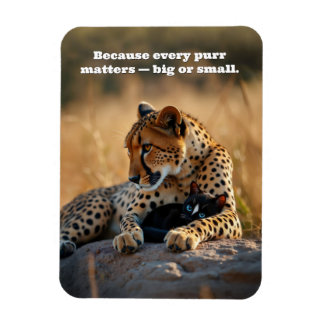 Cheetah Guardian, Kätzchen Herz Magnet