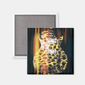 Cheetah Guitar Magnet (Vorderseite/Rückseite)