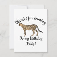 Cheetah Happy Birthday