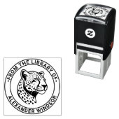 Cheetah Head #1 Bibliotheksname Permastempel (Beispiel)