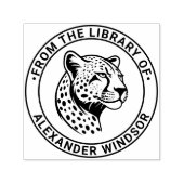 Cheetah Head #1 Bibliotheksname Permastempel (Design)