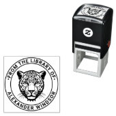 Cheetah Head #2 Bibliotheksname Permastempel (Beispiel)