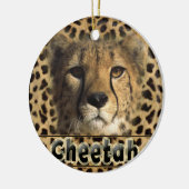 CHEETAH HEAD KERAMIK ORNAMENT (Links)