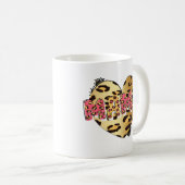 Cheetah Heart Mama Kaffeetasse (VorderseiteRechts)